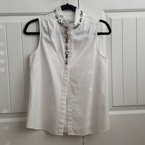 J.Crew Embellished Blouse